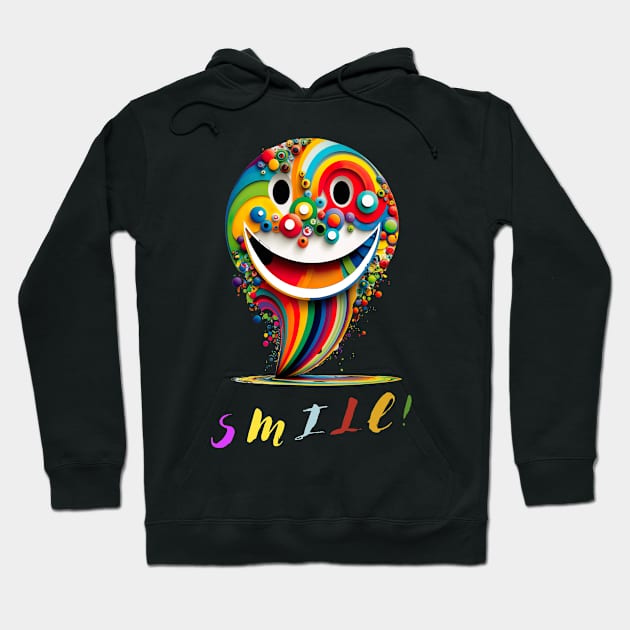 Smile and spread joy around you, Smiles are Contagious Hoodie by HSH-Designing